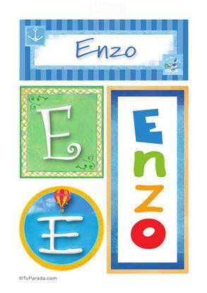 Enzo, nombre, imagen para imprimir