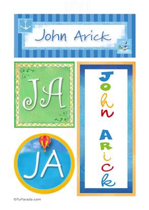 John Arick, nombre, imagen para imprimir