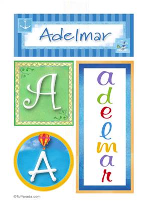 Origen y significado de Aldemar, nombre, imagen para imprimir