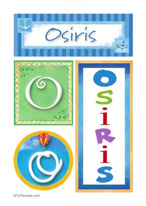 Osiris, nombre, imagen para imprimir