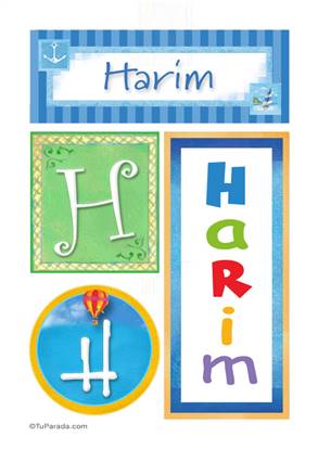 Harim, nombre, imagen para imprimir