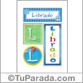 Librado, nombre, imagen para imprimir