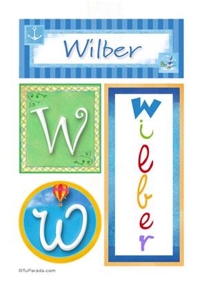 Wilber, nombre, imagen para imprimir