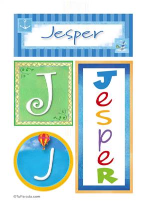 Jesper, nombre, imagen para imprimir