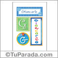 Giancarlo, nombre, imagen para imprimir