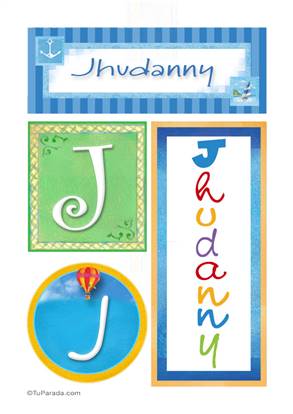 Jhudanny, nombre, imagen para imprimir