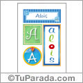Alois, nombre, imagen para imprimir