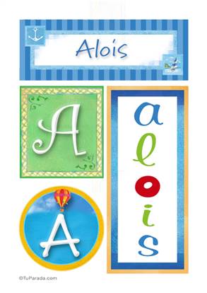 Alois, nombre, imagen para imprimir
