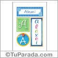 Alexei , nombre, imagen para imprimir