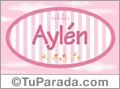 Aylén - Nombre decorativo