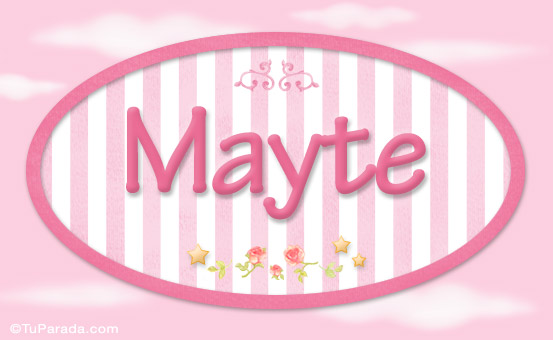 Mayte - Nombre decorativo