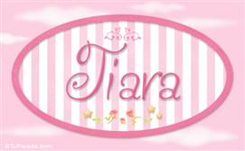 Tiara - Nombre decorativo