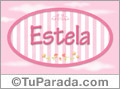 Estela - Nombre decorativo