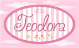 Teodora - Nombre decorativo