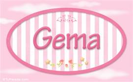 Gema - Nombre decorativo