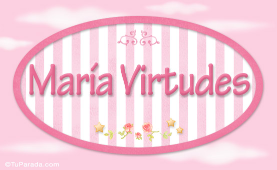 María Virtudes - Nombre decorativo