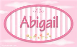 Abigail, nombre de bebé de niña
