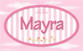 Mayra - Nombre decorativo