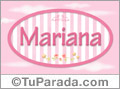 Mariana - Nombre decorativo