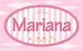 Mariana - Nombre decorativo