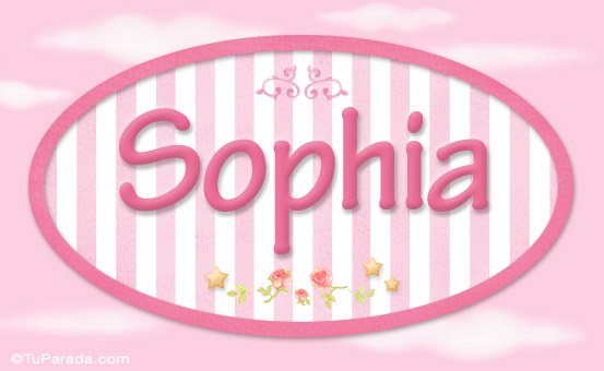 Nombre Sophia - Nombre decorativo, Imagen Significado de Sophia - Nombre decorativo