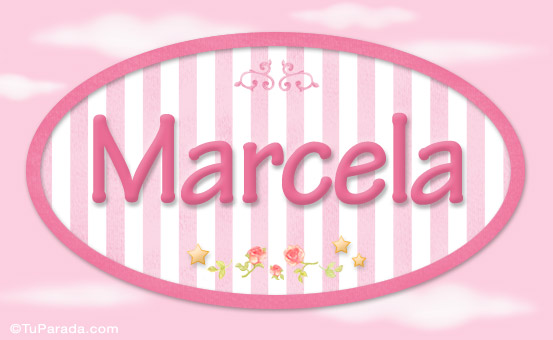 Marcela - Nombre decorativo