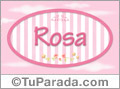 Rosa - Nombre decorativo