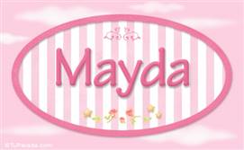 Mayda - Nombre decorativo