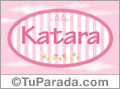 Katara - Nombre decorativo