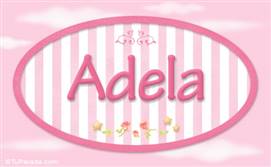 Adela, nombre de bebé de niña