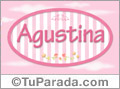 Agustina, nombre para niñas