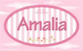 Amalia - Nombre decorativo