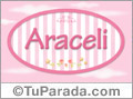 Araceli - Nombre decorativo