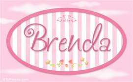 Brenda - Nombre decorativo