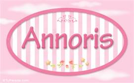 Annoris - Nombre decorativo