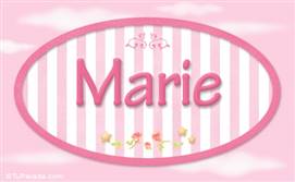 Marie - Nombre decorativo