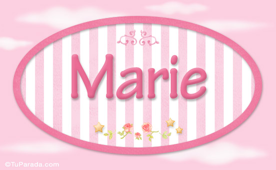 Marie - Nombre decorativo