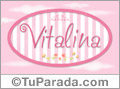 Vitalina - Nombre decorativo