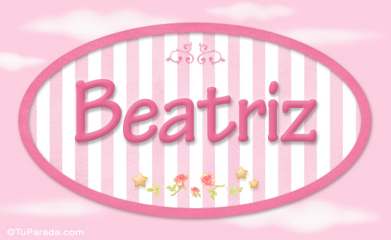 Beatriz - Nombre decorativo