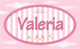 Valeria - Nombre decorativo