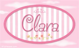 Clara - Nombre decorativo