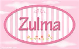 Zulma - Nombre decorativo