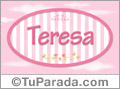 Teresa - Nombre decorativo