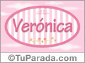 Verónica - Nombre decorativo