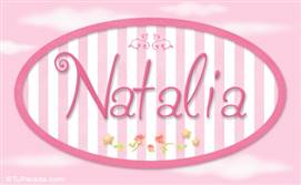 Natalia - Nombre decorativo