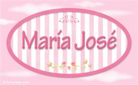 Maria José - Nombre decorativo