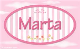 Marta - Nombre decorativo