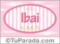 Ibai -  Nombre decorativo