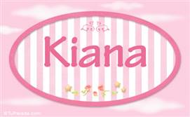 Kiana - Nombre decorativo