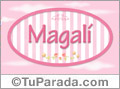 Magali - Nombre decorativo